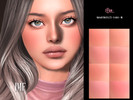Sims 4 — IMF Hannah Blush N.223 by IzzieMcFire — Hannah Blush N.223 contains 8 colors in hq texture.