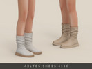 Sims 4 — Soft Shaft Boots Child by Arltos — 10 colors.