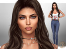 Sims 4 — Carla Artaega by Jolea — If you want the Sim to look the same as in the pictures you need to download all the CC