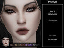 Sims 4 — Face Shadow by Venerian by Venerian — 12 swatches Teen to Elder No gender or frame restrictions Found in the