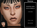 Sims 4 — "Painted Skin" Face Overlay by Venerian by Venerian — 6 swatches: