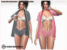 Sims 4 — Patreon - Fresha Shirt and Bralette by Harmonia — New Mesh
