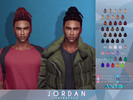 Sims 4 — Jordan Hairstyle by Anto — high big dreadlock bun hairstyle