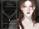Sims 4 — Lumiere - Necklace by VivianDang — - All new meshes