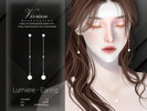 Sims 4 — Lumiere - Earing by VivianDang — - All new meshes