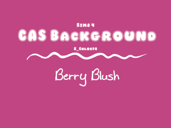 Sims 4 — CAS Background - Berry Blush by XChloe98 — CAS Backgrounds Inspired By Berries! Hope That You Like Them!