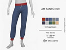 Sims 4 — AM PANTS N2 by David_Mtv2 — New mesh;