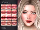 Sims 4 — VELYSEA JiU Lipstick by VELYSEA — -Lipstick category -HQ comatble -12 swatches