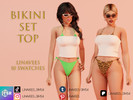 Sims 4 — ATHENA - BIKINI SET - TOP by linavees — New Mesh