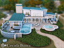 Sims 4 — Cascada Bianca l noCC by simZmora — A light-filled residence with a Mediterranean character, organized around