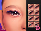 Sims 4 — MM Starlit Trace Eyeliner by cosimetic — Starlit Trace Eyeliner N448