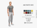 Sims 4 — AM PANTS N3 by David_Mtv2 — 10 swatches;