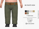 Sims 4 — IM PANTS N4 by David_Mtv2 — New mesh;
