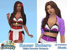 Sims 4 — Racer Accessory Bolero by Dissia — Short sleeves accessory bolero inspired by grid girls fits