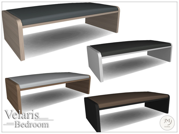 Sims 4 — Jomsims Velaris loveseat by jomsims — Velaris bedroom set offers a modern and elegant atmosphere