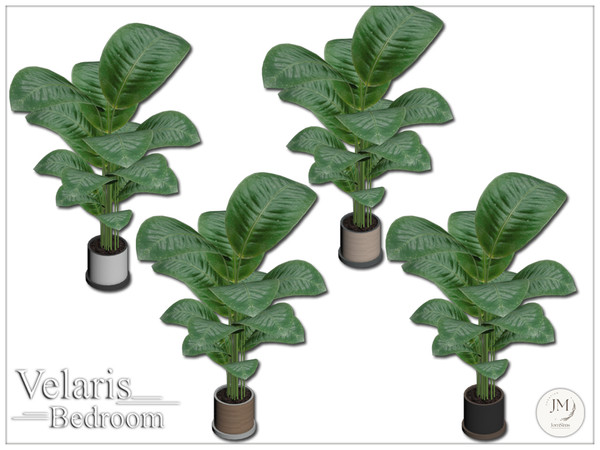 Sims 4 — Jomsims Velaris plant1 by jomsims — Velaris bedroom set offers a modern and elegant atmosphere