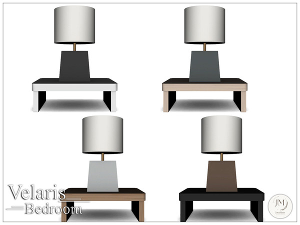 Sims 4 — Jomsims Velaris table lamp2 by jomsims — Velaris bedroom set offers a modern and elegant atmosphere
