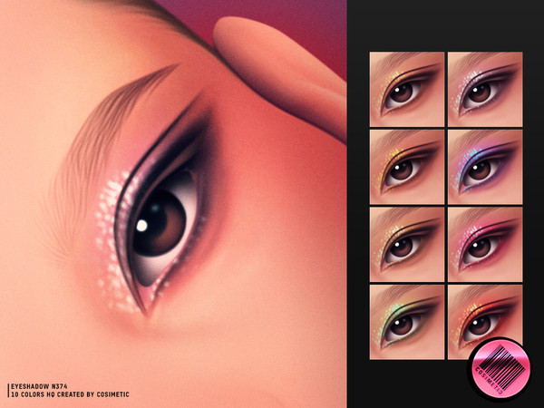 Sims 4 — MM Starlit Dust Eyeshadow by cosimetic — Starlit Dust Eyeshadow N374 Starlit Dust Eyeshadow adds a scattered
