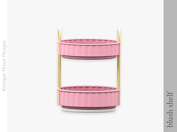 Sims 4 — Blush Shelf by kerriganhouse — A cute bathroom decor and storage set.