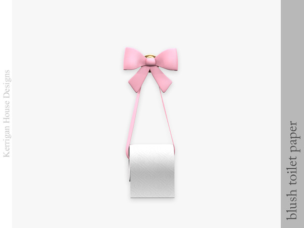 Sims 4 — Blush Toilet Paper by kerriganhouse — A cute bathroom decor and storage set.