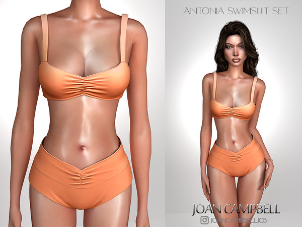 Sims 4 — ANTONIA BIKINI TOP by Joan_Campbell_Beauty_ — INCLUDES: BIKINI TOP (8 swatches)