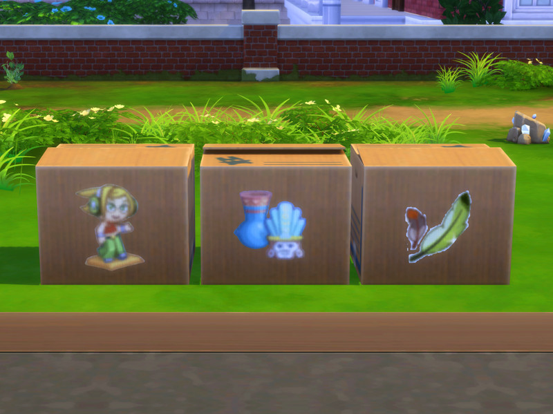 Sims 4 entryway hallway and storage CC Sticker Storage Box - Collection Override by Azalaeda2