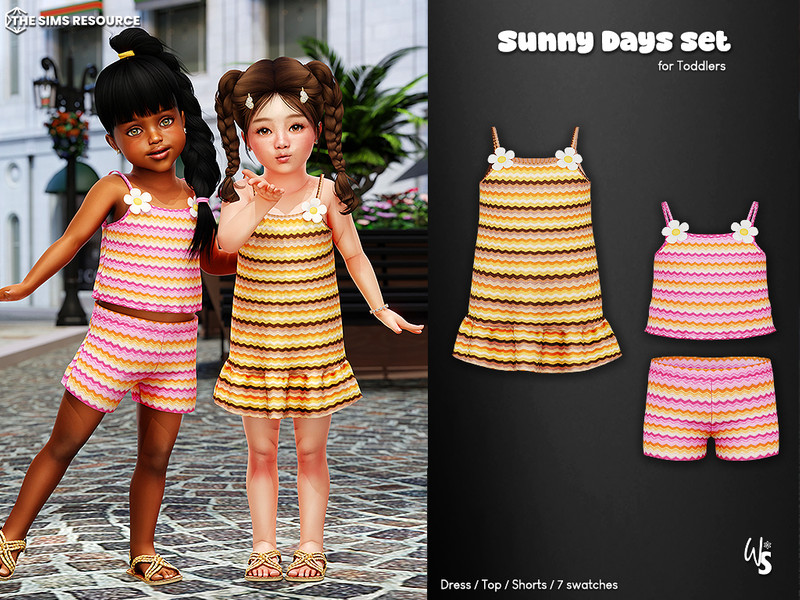 Sims 4 (Wisteria) Sunny Days - Top (toddler) by WisteriaSims