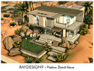 Sims 4 — Modern Desert House by RayDesign9 — I build this house in Oasis Spring, 40x30 lot size with 2 floors. This house