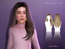 Sims 4 — LEXEL - Valentina long layered blowout with middle part "child hairstyle" by LEXEL_s — 35 swatches