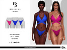 Sims 3 — V Front Bikini Bottoms by Bill_Sims — These bikini bottoms feature a V front design in a high-cut leg shape! -