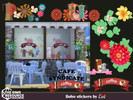 Sims 4 — Boho stickers by evi — Colourful stickers which shows nice on walls and windows.