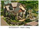 Sims 4 — Fletcher's Cottage by RayDesign9 — I build this house in Gibbi Point, 20x30 lot size with 2 floors. This house