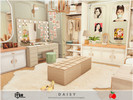 Sims 4 — Daisy - closet by melapples — a modern and bright walk in closet. 6x5