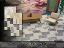 Sims 4 — Abstract Flowers Mural series one floor set by Emerald — Abstract flowers will add color and movement to your