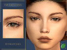 Sims 4 — Deena 3D Lashes by Pitted0live — Natural looking sparse 3D eyelashes 2 versions