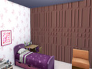 Sims 4 — Shapely Walls by lavilikesims — A set of walls with angular shapes, n 6 colours