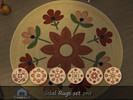 Sims 4 — Sisal Rugs set one by Emerald — Sisal rugs are durable, eco-friendly floor coverings made from the fibers of