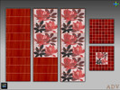 Sims 4 — ADV-Mabra WallFloorSet8 by MABRA2 — A set of walls and floors bath tiles
