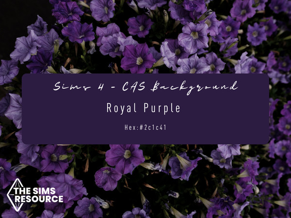 Sims 4 — Royal Purple CAS Background by XChloe98 — This collection is called [The Classics] royal and classic CAS