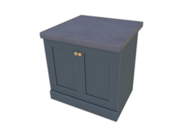 Sims 4 — Comiko Kitchen Modern Farm Island Counter (plaster) | Kitchen by Comiko — Part 1 - Modern Farm Kitchen Set is