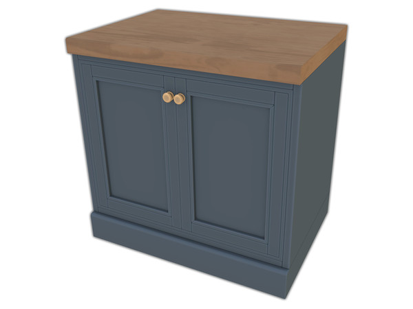 Sims 4 — Comiko Kitchen Modern Farm Island Counter (wood) | Kitchen by Comiko — Part 1 - Modern Farm Kitchen Set is base