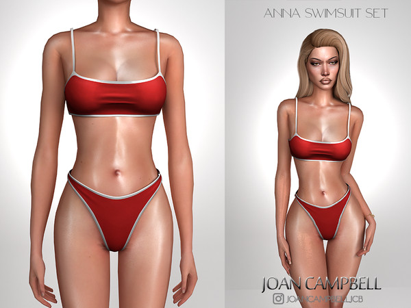 Sims 4 — ANNA BIKINI TOP by Joan_Campbell_Beauty_ — INCLUDES: BIKINI TOP (6 swatches)