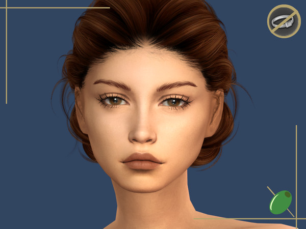 Sims 4 — Deena 3D Lashes Rings Contradict by Pitted0live — Natural looking sparse 3D eyelashes 2 versions