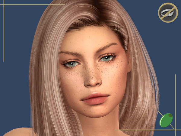 Sims 4 — Emily 3D Lashes Rings Contradict by Pitted0live — Full mid length 3D eyelashes 2 versions
