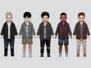 Sims 4 — Gallant Jacket Toddler by McLayneSims — TSR EXCLUSIVE