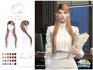 Sims 4 — S-CLUB LONG HAIRSTYLE-Careers Collection by S-Club — LONG HAIRSTYLE hope you like, thank you.