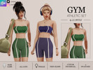 Sims 4 — ANNA - ATHLETIC SET TOP by linavees — New Mesh