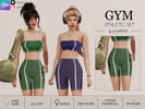 Sims 4 — ANNA - ATHLETIC SET SHORT LEGGINGS by linavees — New Mesh