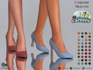 Sims 4 — Corporate Shoes Set by LVNDRCC — Set of comfy, wearable heels, perfect for the busy office day or climbing
