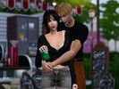 Sims 4 — Frame 0 9 by Simmer_creator9 — Frame 09 Mix pose pack (6 Poses) Note:caramel mocha, JUICE, caffe latte, cup